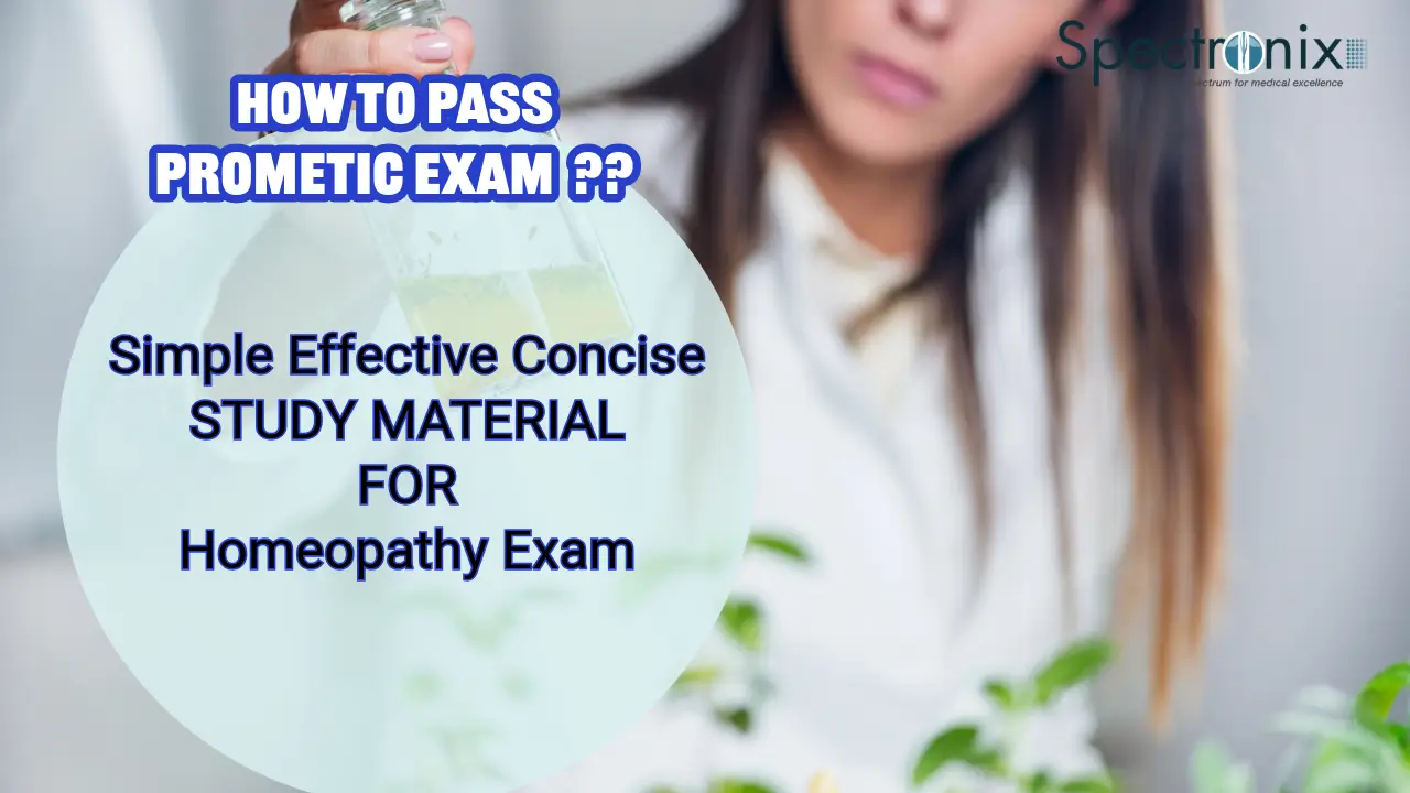 Homeopathy prometric study material