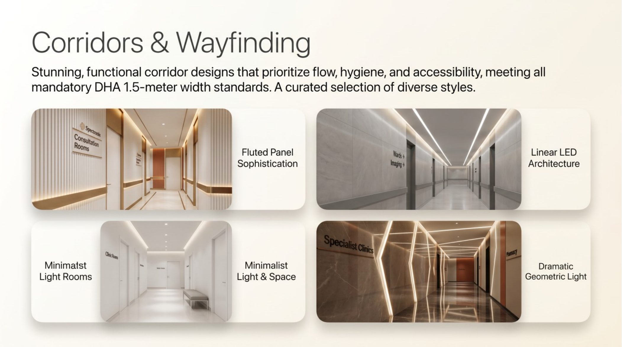 Wellness and IV therapy lounge interior design for Dubai clinics