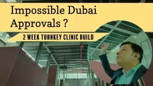 Dubai clinic setup , DIFC clinic approvals , Turnkey clinic Dubai , Dubai healthcare construction , Dubai medical license , Dubai clinic construction , DIFC approvals process , Fast clinic setup Dubai , Medical clinic Dubai , Checkered roof construction dubai , Dubai medical approvals , Clinic construction time lapse , Dubai health authority approvals , Dubai medical facility ,